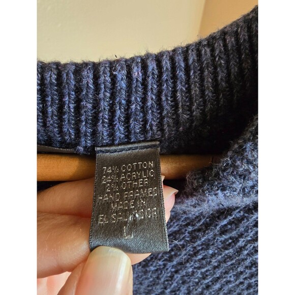 Vintage‎ Ocar De La Renta mens blue sweater size large - Picture 3 of 10